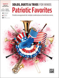 Solos, Duets & Trios for Winds: Patriotic Favorites Alto Sax / Bari Sax Book EPRINT cover Thumbnail